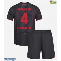 Bayer Leverkusen Jarell Quansah #4 Hjemmedraktsett Barn 2025-26 Kortermet (+ Korte bukser)